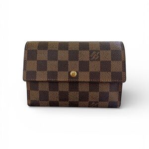 Authentic Damier Ebene Porte Tresor Etui Papiers Wallet